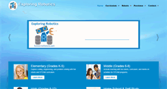 Desktop Screenshot of exploringrobots.com